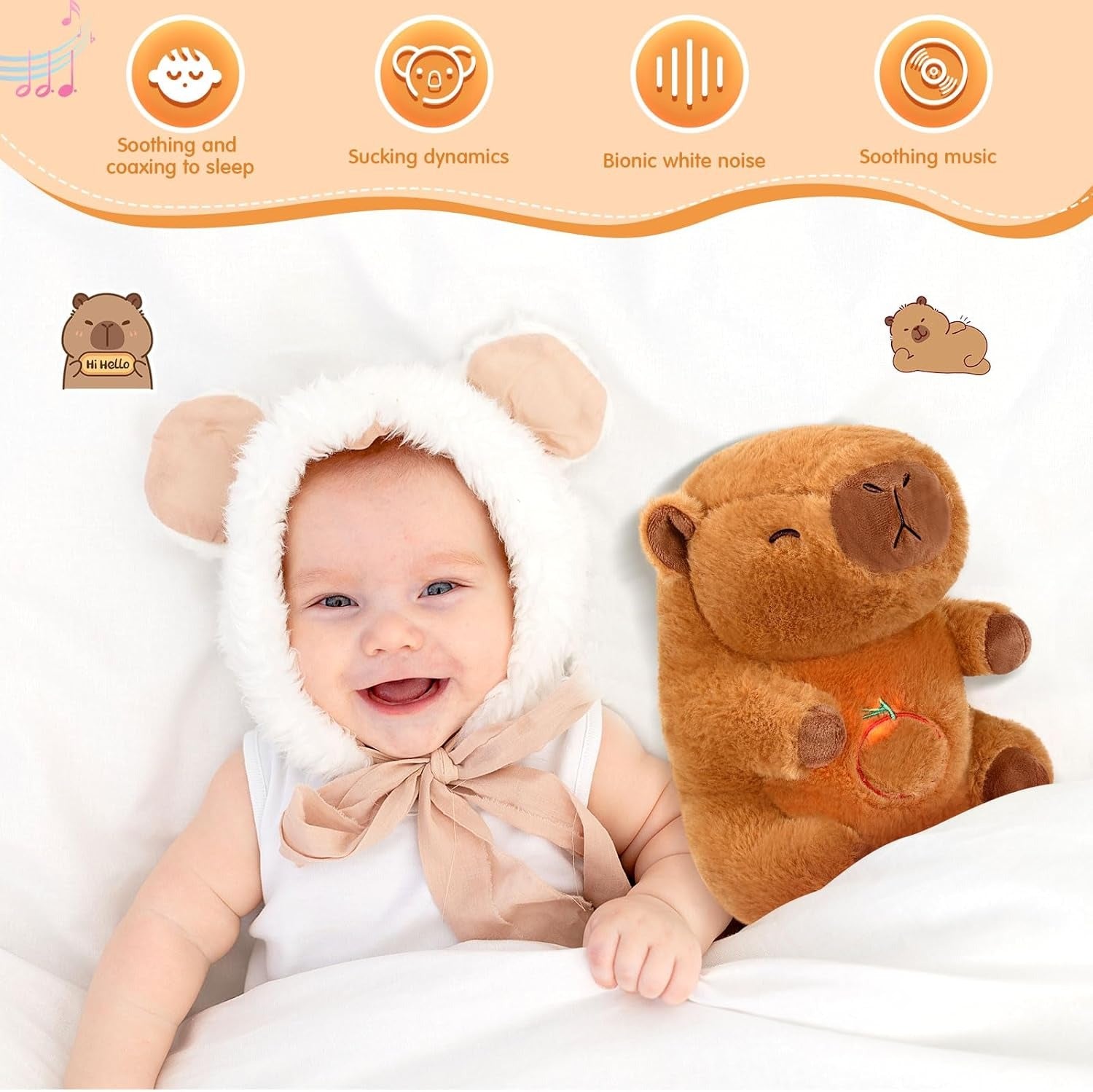 Breathing Stuffed Teddy. دمية محشوة تتنفس