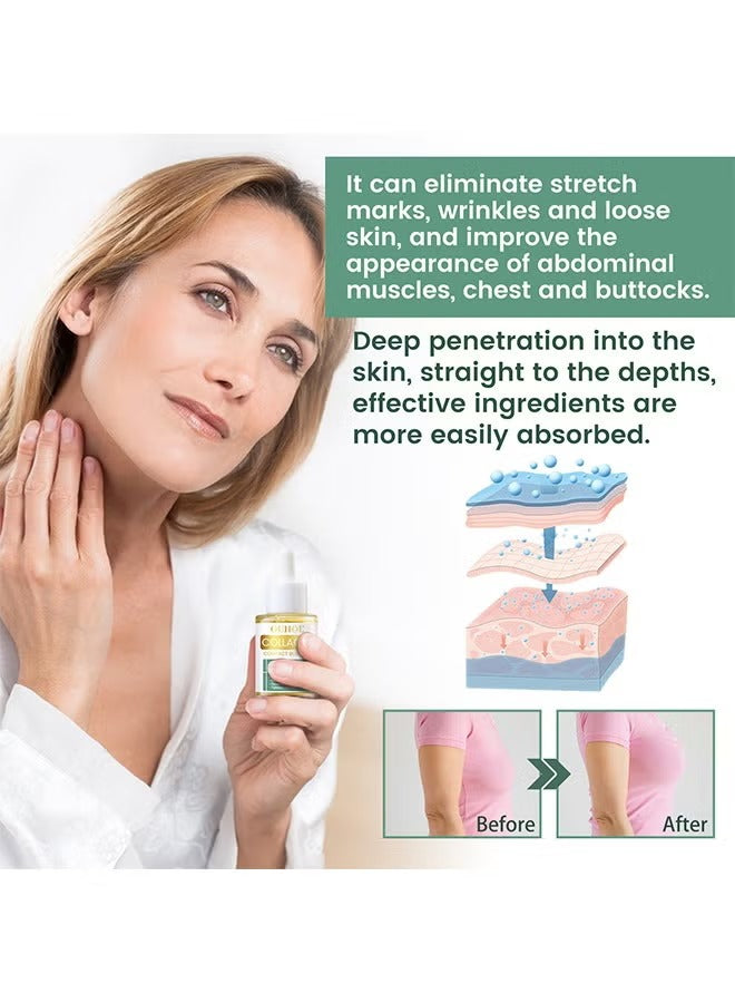 Collagen Lifting Body Oil, Beauty Women Tight Skin. زيت الكولاجين لشد الجسم، لبشرة مشدودة وجميلة للنساء