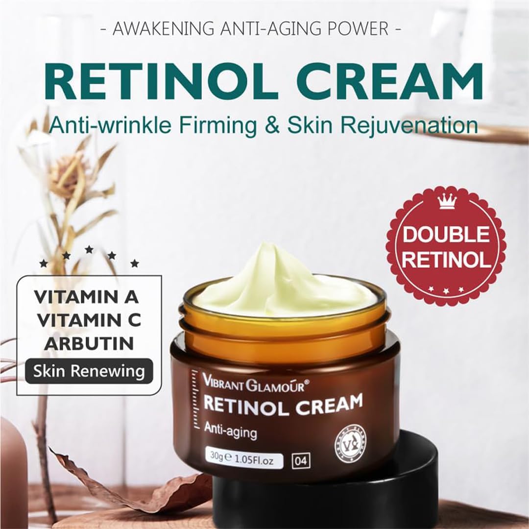 VIBRANT GLAMOÚR Anti-Aging Retinol Face Cream-30g.