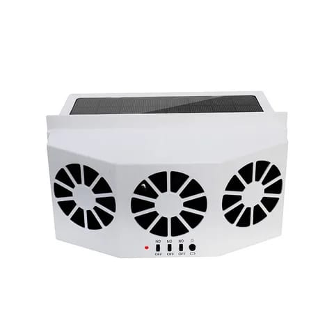 Rechargeable Solar Car Window Ventilation cooler.