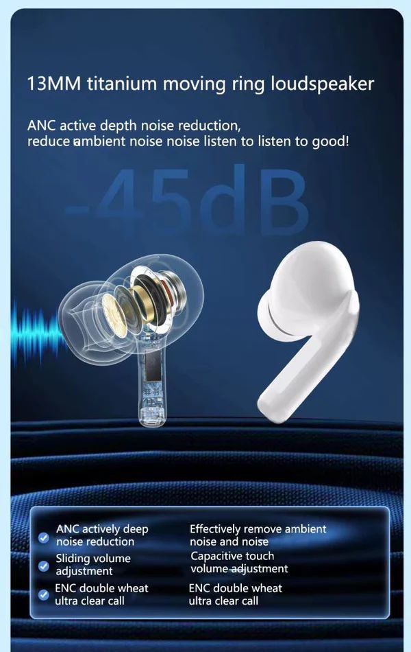 Gaming Led Display Earbuds.
