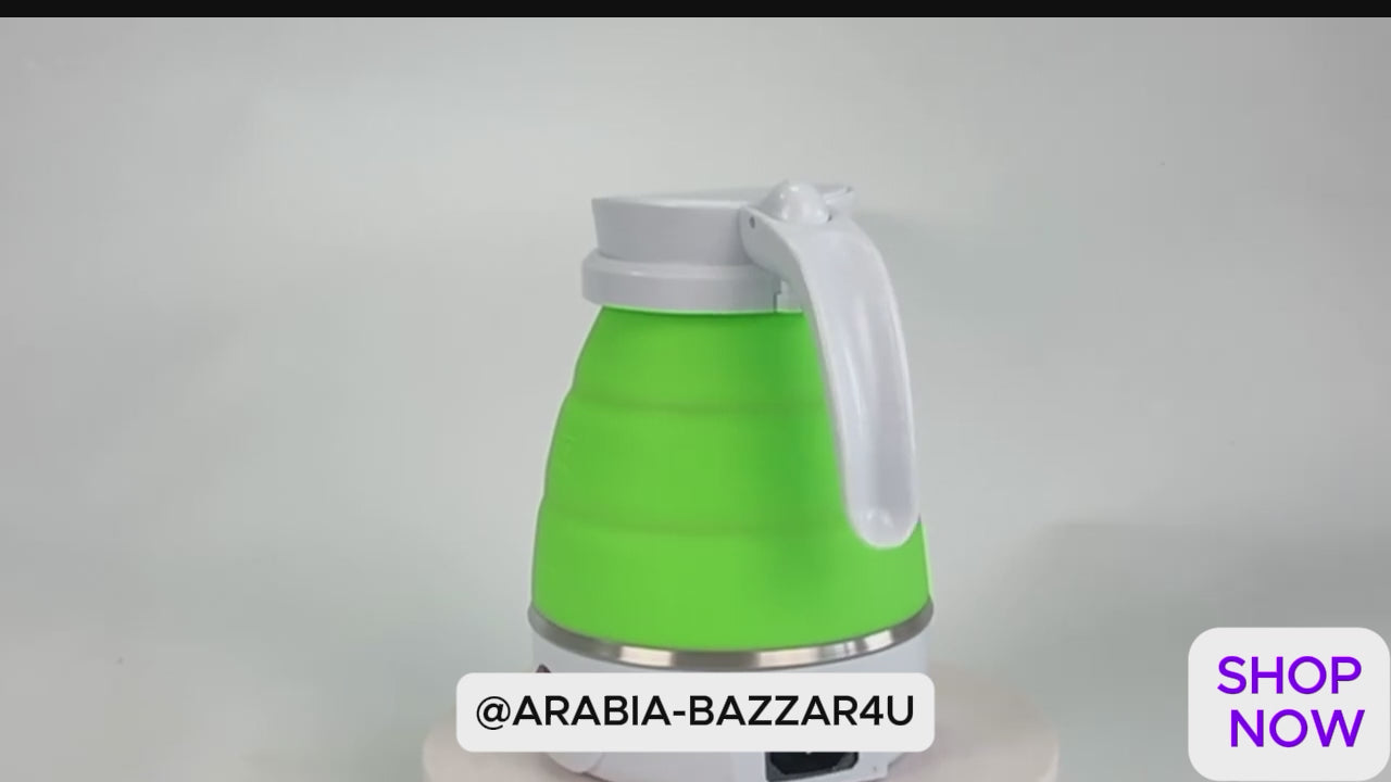 FOLDABLE MINI ELECTRIC BOIL KETTLE.